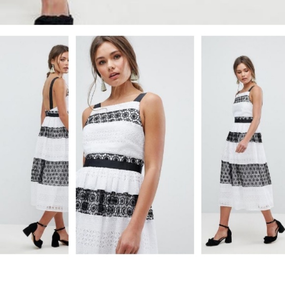 Nwt Asos lace midi dress - Picture 4 of 5